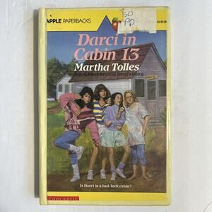 Vintage 1989 Darci in Cabin 13 by Martha Tolles Hardcover Apple Paperbacks Books